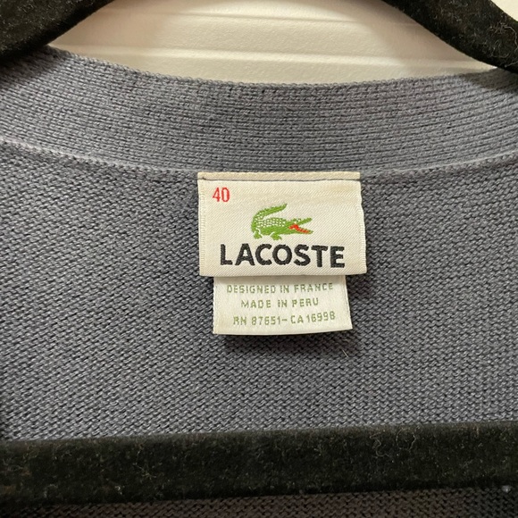Lacoste Striped Cardigan - Picture 3 of 3
